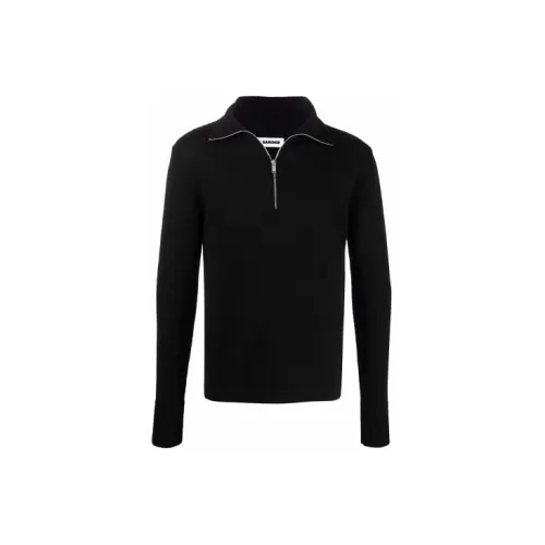 JIL SANDER Zip-up Wool Jumper