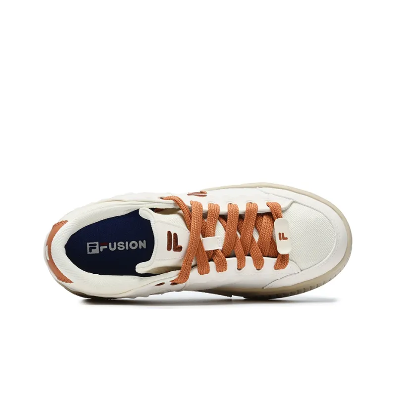 FILA FUSION Stack Skate Shoes 'White Orange' Women's-3