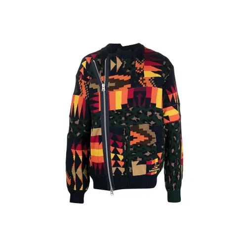 Sacai Sweaters Men Multicolor