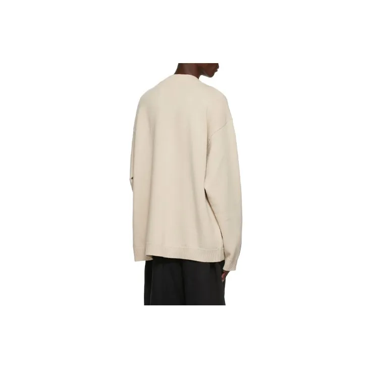 Balenciaga FW21 Sweater Men's Beige Yellow-1