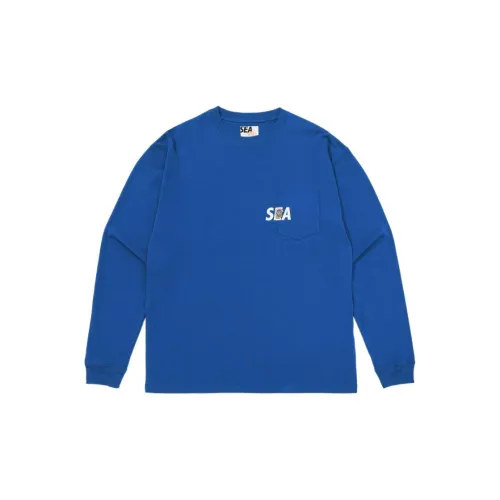 Wind And Sea MADNESS X Wind And Sweatshirts Unisex Blue