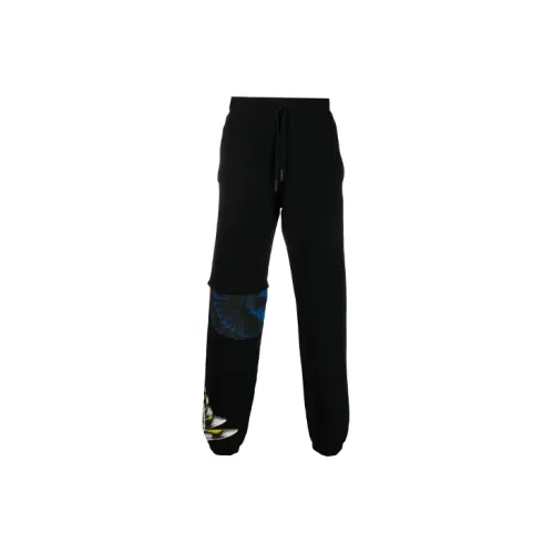 Marcelo Burlon Knitted Sweatpants Men Black