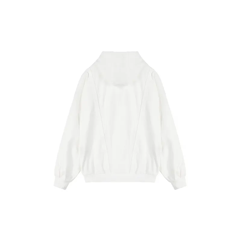 NORVINCY Solid Color Off The Shoulder Hoodie Unisex-3