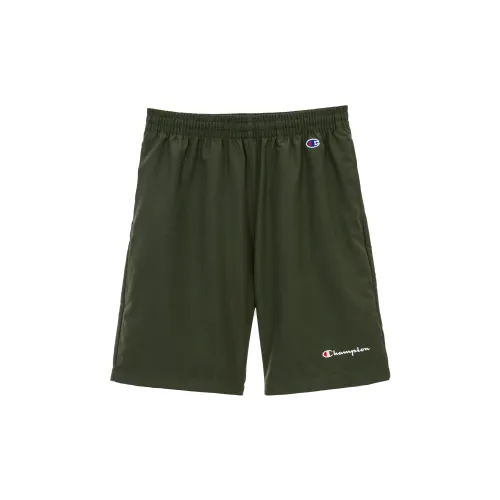 Champion Casual Shorts Men Olive Green