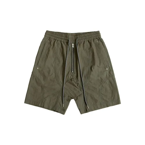 P.M.W Cargo Shorts Men Army Green