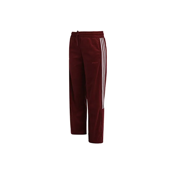 Adidas Neo Straight Casual Pants Women's Red-2
