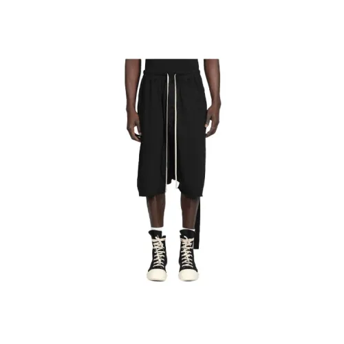 Rick Owens DRKSHDW Casual Shorts Men Black