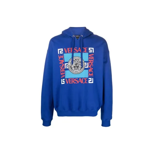 VERSACE Sweatshirts Men Blue