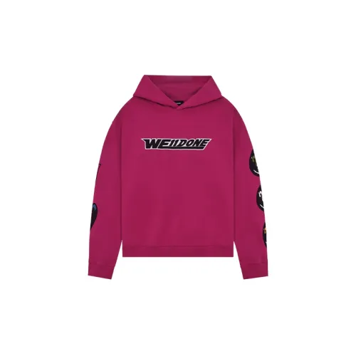 WE11DONE Sweatshirts Unisex Hot Pink