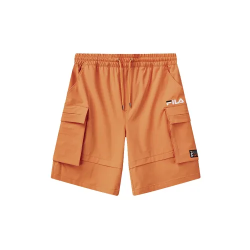 FILA Cargo Shorts Men Sun Orange