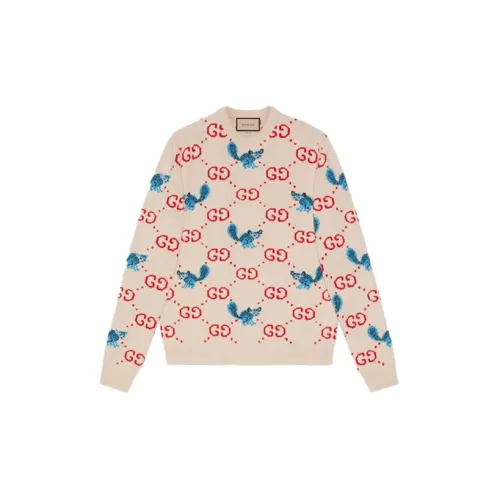 GUCCI Sweaters Men Ivory White