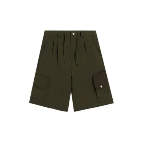 LiNing China Li Ning Casual Shorts Men Dark Olive Green