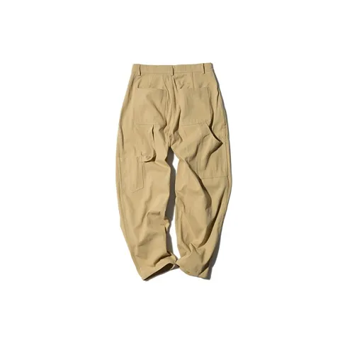ROARINGWILD Casual Pants Fall Unisex Khaki-1