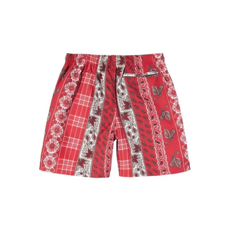 Stussy Paisley Plaid Stock Water Short-4