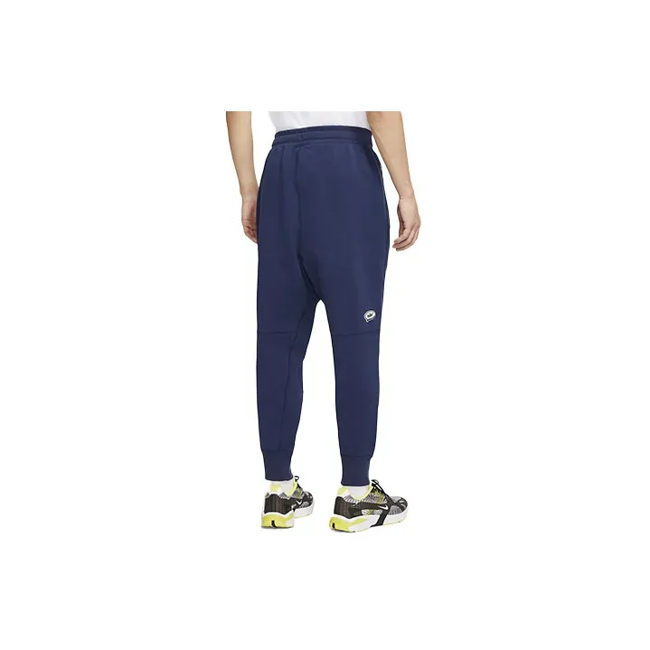 Nike Knitted Sports Pants Men's Deep Navy Blue-1