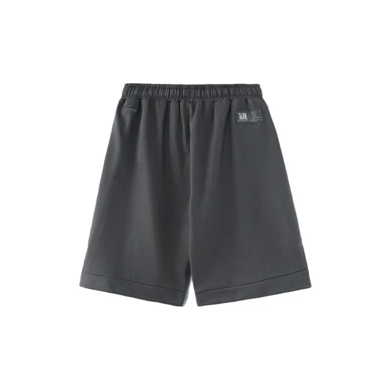 LiNing CF Tracing Casual Shorts Men's Thunderstorm Gray-1