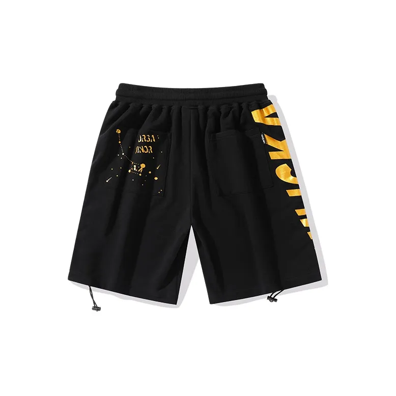 LAMLICKA Loose Fit Shorts Unisex Black-1