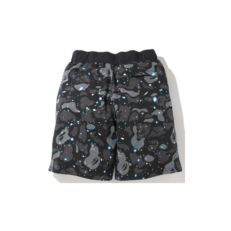 Bape Space Camo Wide Sweatshort-3