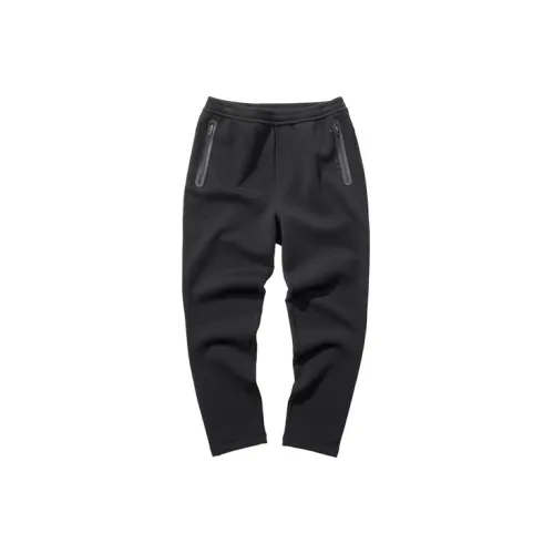 KOLON SPORT Travel Series Knitted Sweatpants Men Black