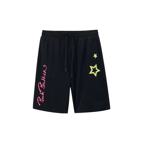 Pink Panther Fun X Pink Panther Casual Shorts Men Black