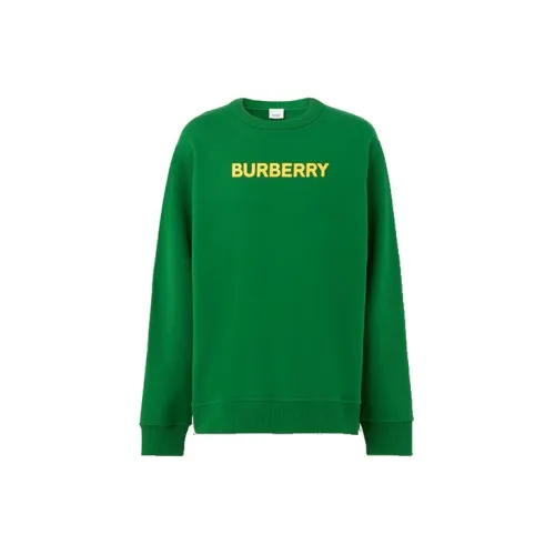 Burberry Logo Print Cotton Sweater 