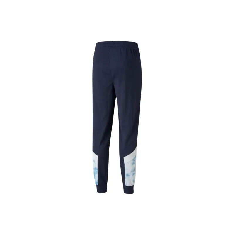 PUMA Knitted Sports Pants Men's Blue-1