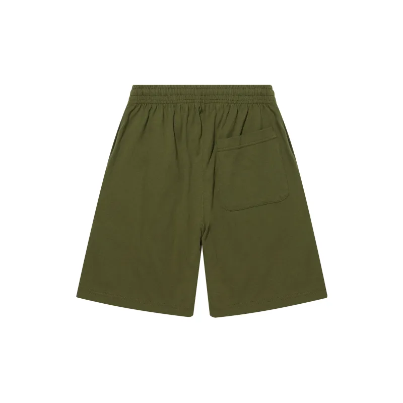 Champion Shorts Japan Version Unisex Olive Green-1