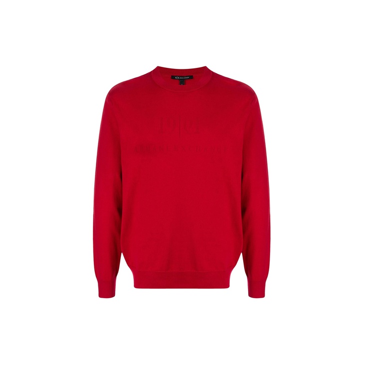 ARMANI EXCHANGE Cashmere Sweater Men Red POIZON