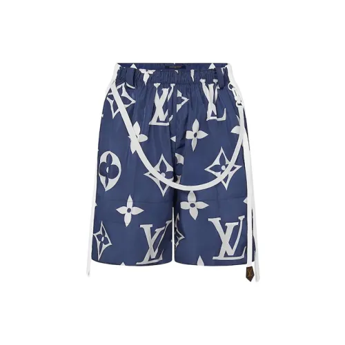 LOUIS VUITTON New Quarterly Products Of LV Casual Shorts Women's Blue