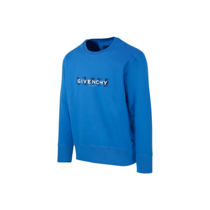 Givenchy Slim Fit Reversed Print Sweatshirt-2