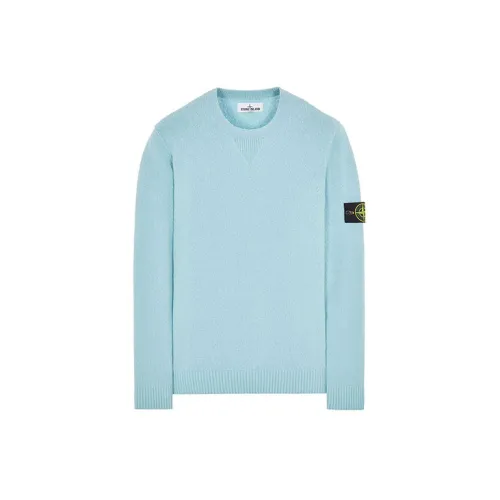 STONE ISLAND Sweaters Men Sky Blue