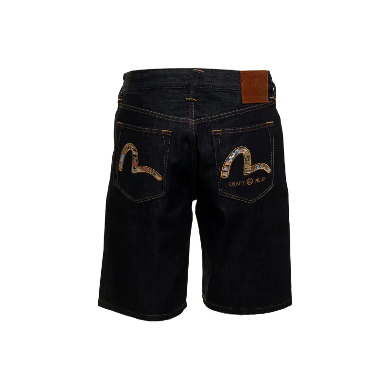 EVISU Denim Shorts Men Black-1