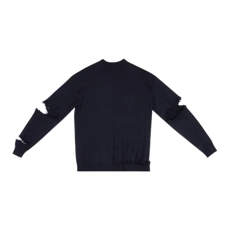 Balenciaga SS22 Sweater Men's Dark Blue-1
