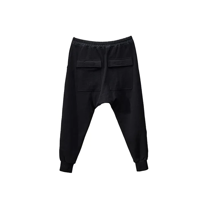 RICKYOUNG Cargo Pants Thickened Sports Pants Unisex Black-1