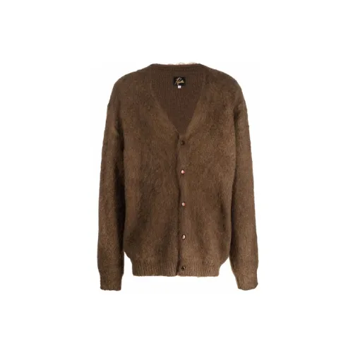 Needles Sweaters Men Brown