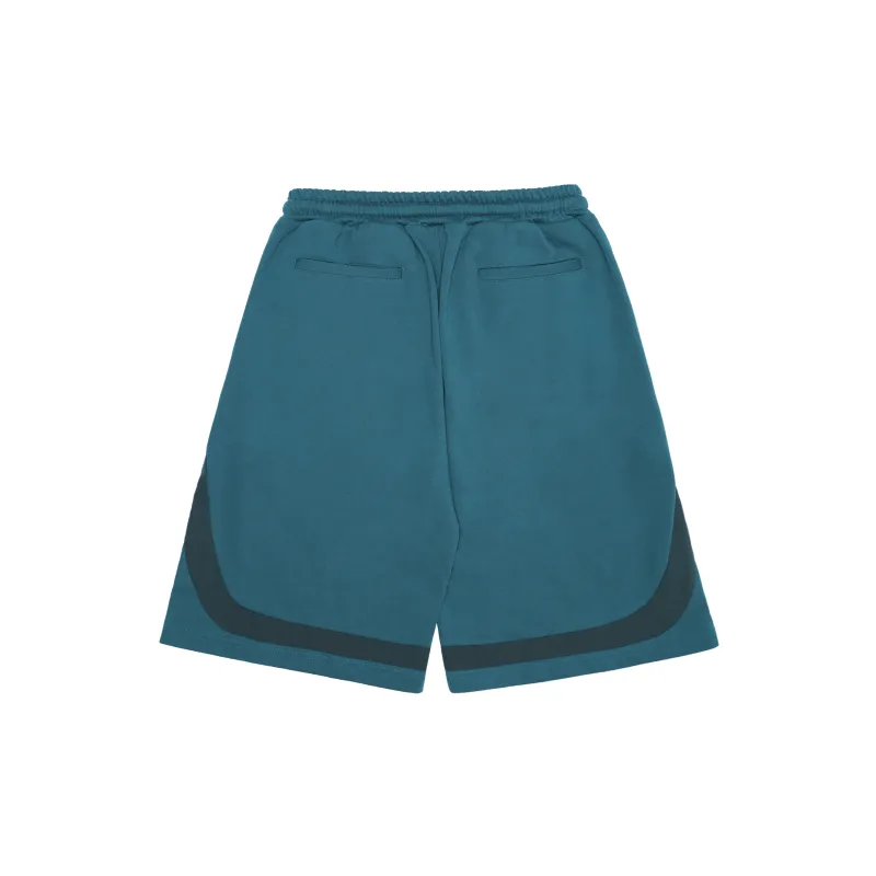 UNVESNO SS21 Loose Fit Shorts Unisex Turquoise-1