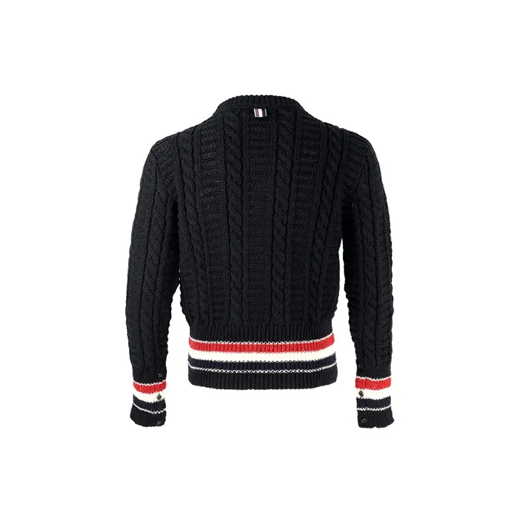 THOM BROWNE Sweaters Men Black-1