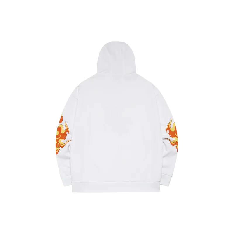 Erke x WANGZHERONGYAO,LIANMINGKUAN Sports Life Collection Sweatshirt Men's True White-1