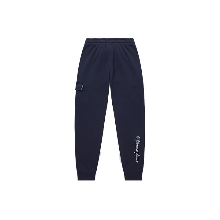 Champion SS22 Jogger Moderate Sweatpants Unisex Navy Blue-1