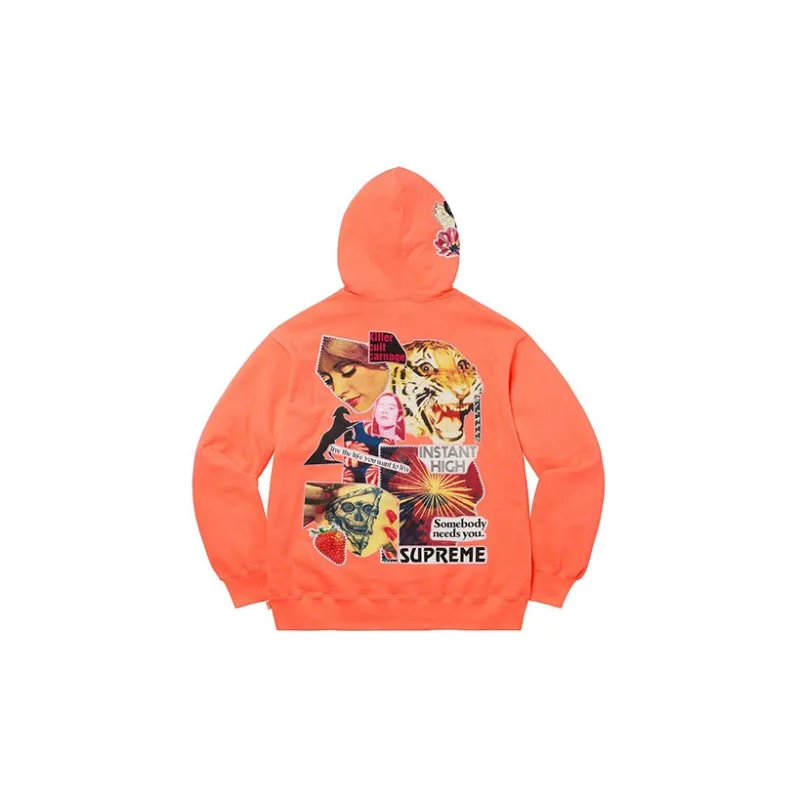 Supreme Instant High Patches Hooded Sweatshirt-10