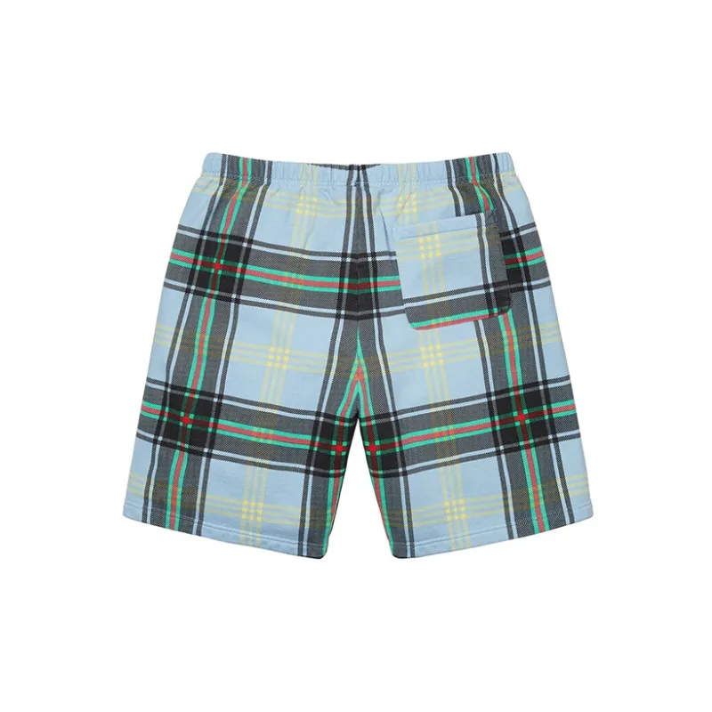 Supreme Plaid Sweatshort-1