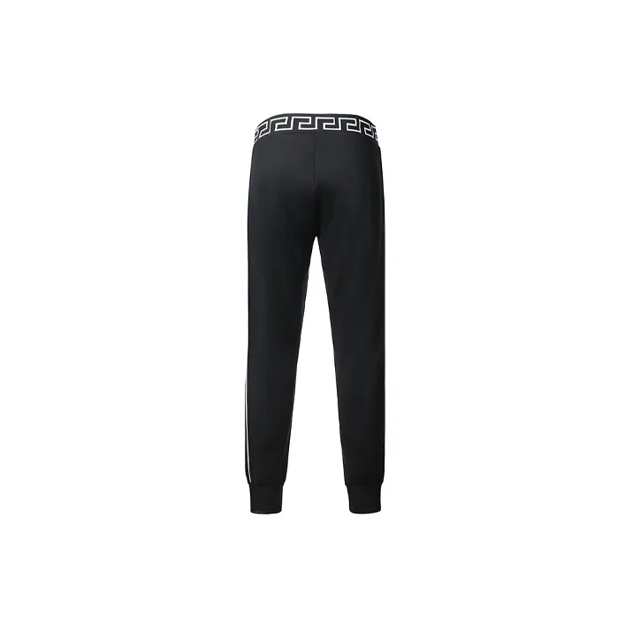 VERSACE Knitted Sweatpants Men Black-1