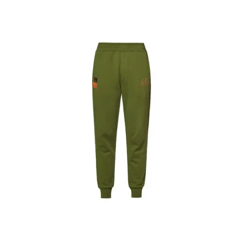 EVISU Knitted Sweatpants Men Green