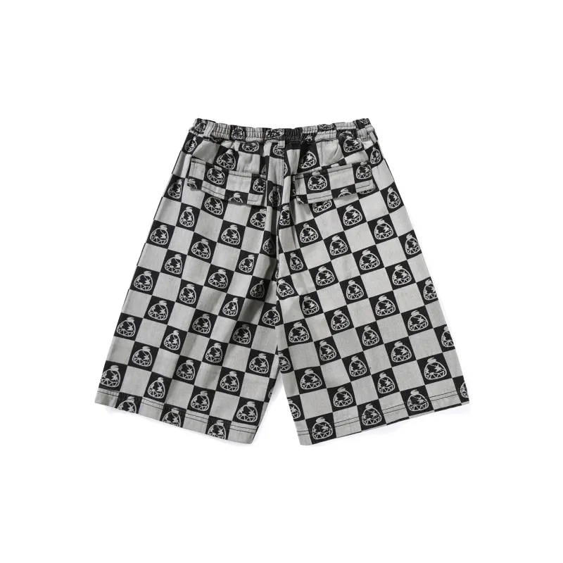 GENANX Loose Fit Shorts Unisex Gray-1