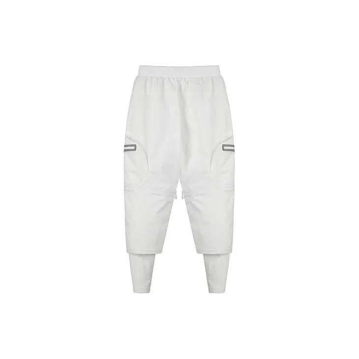 NORVINCY Western Outdoor Cycling Knitted Sweatpants Unisex White-2