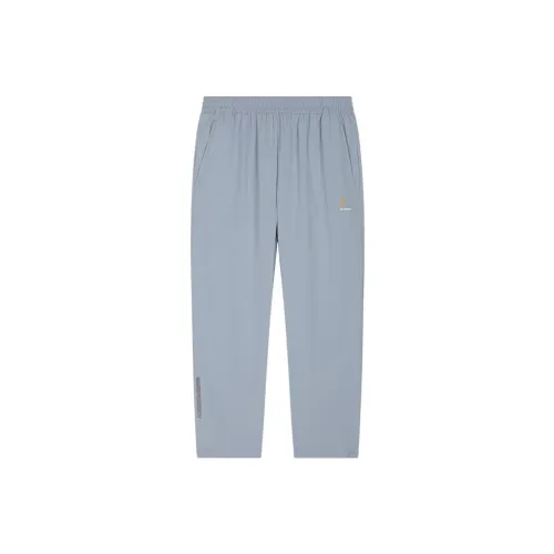 PEAK Knit Sweatpants Men Elegant Blue