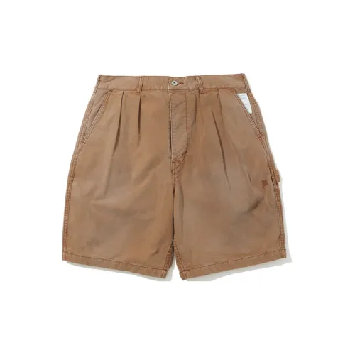 MADNESS Unisex Washed Chino Shorts Brown