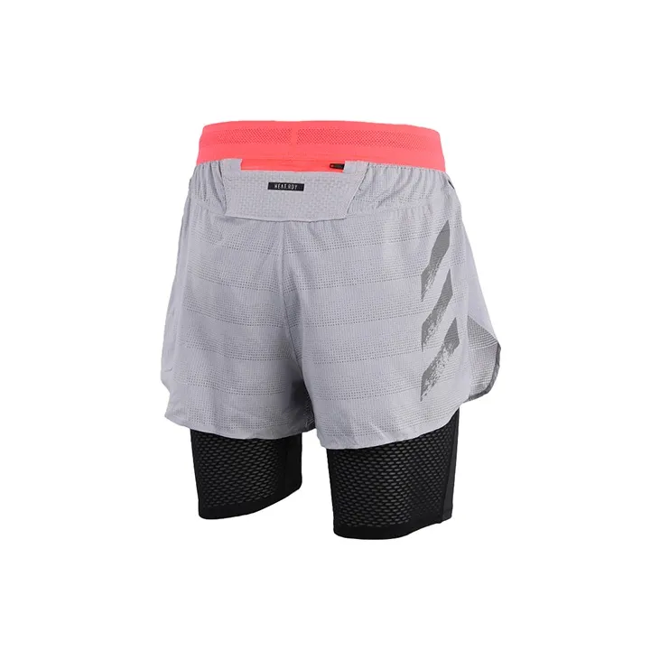 Adidas Casual Shorts Men's Gray Black-1