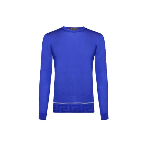 VERSACE Sweaters Men Blue