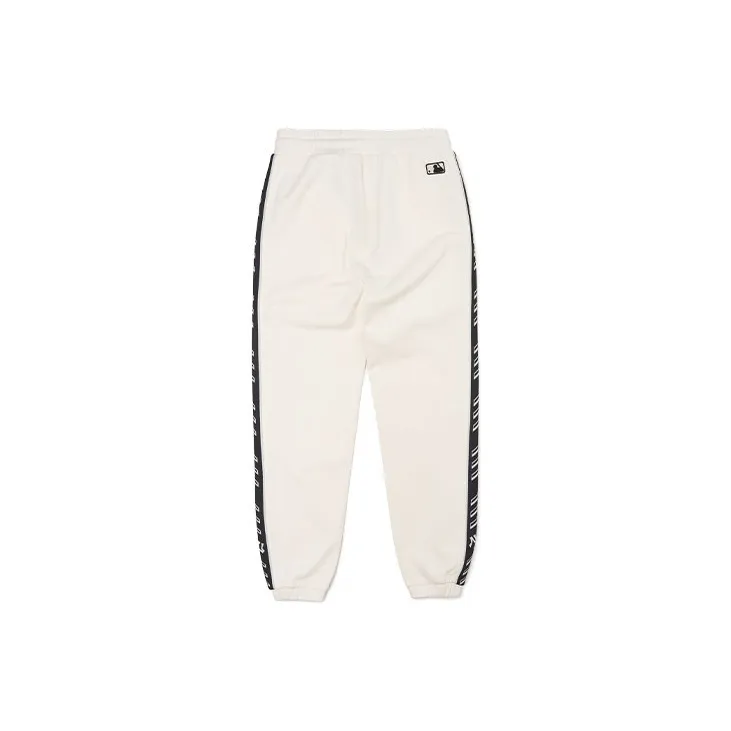MLB Knitted Sweatpants Unisex Cream-1